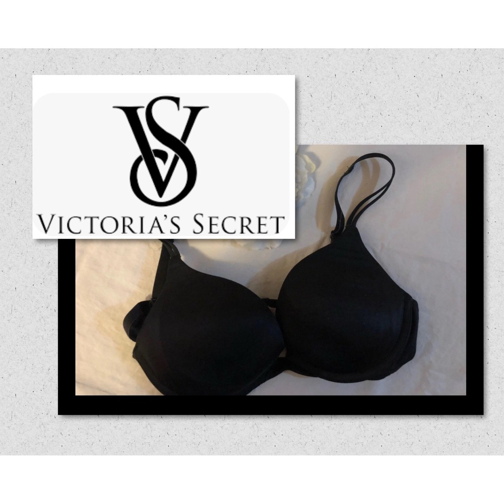 Victoria's Secret Women's Size 34B Padded Black Bra Nylon/Spandex
